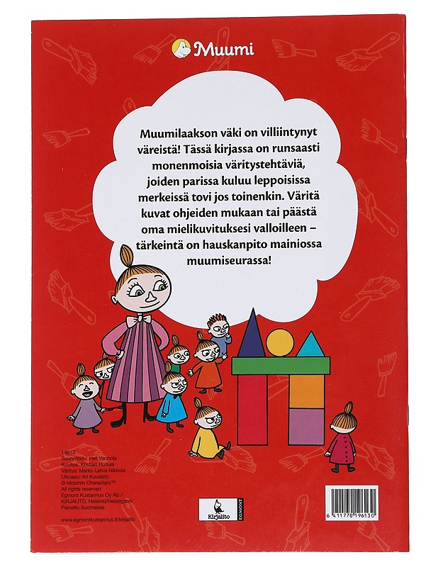 Muumilaakson värivillitys - Heli Venhola - Lastenkirjat - 10105556845 - 1