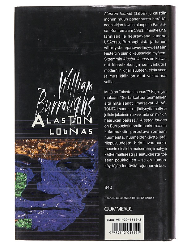 Alaston lounas - Burroughs, William S. - Romaanit ja novellit - 10105556854 - 1