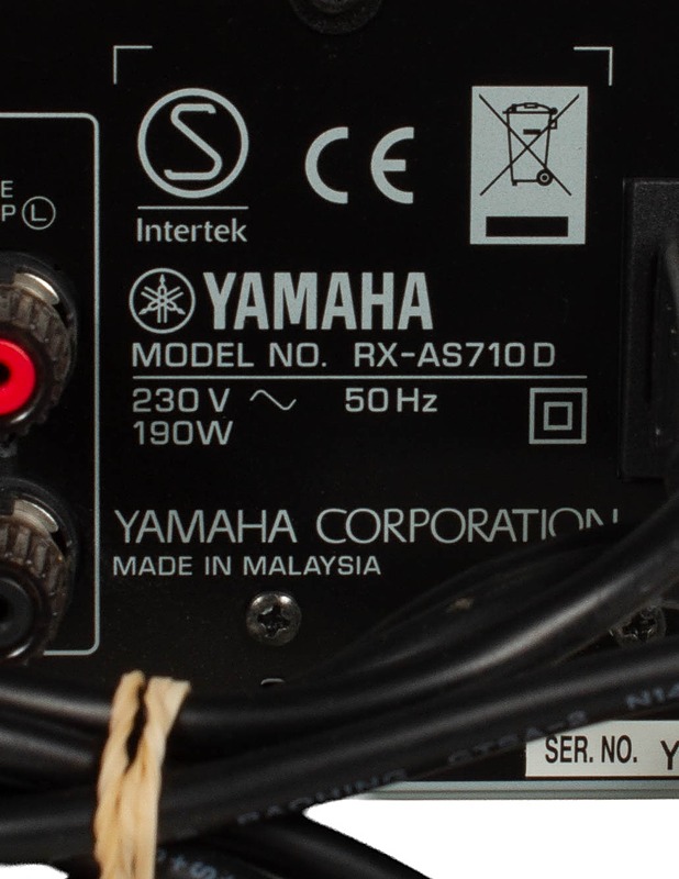YAMAHA RX-AS710D vahvistin - Audio - 10105556881 - 3