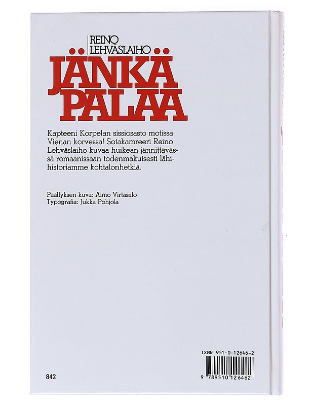 Jänkä palaa - Reino Lehväslaiho - Romaanit ja novellit - 10105556896 - 1