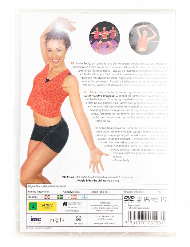 Latin aerobic workout - DVD - Musiikki ja elokuvat - 10105556936 - 1