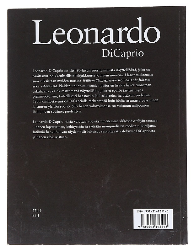 Leonardo DiCaprio - Brian J. Robb - Elämäkerrat ja muistelmat - 10105556986 - 1