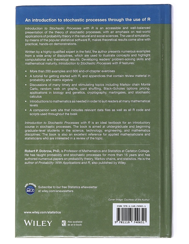 Introduction to Stochastic Processes with R -Robert P. Dobrow - Tietokirjat ja oppaat - 10105556995 - 1