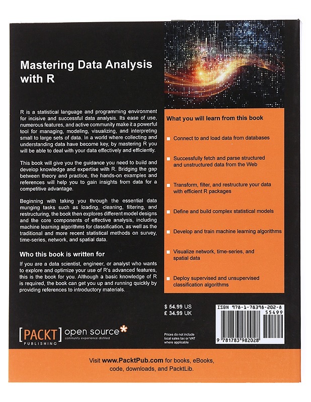 Mastering Data Analytics with R -Gergely Daroczi - Tietokirjat - 10105557007 - 1