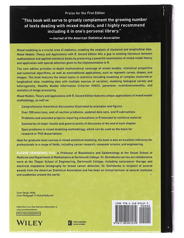 Mixed Models: Theory and Applications with R - Eugene Demidenko - Tietokirjat - 10105557016 - 1