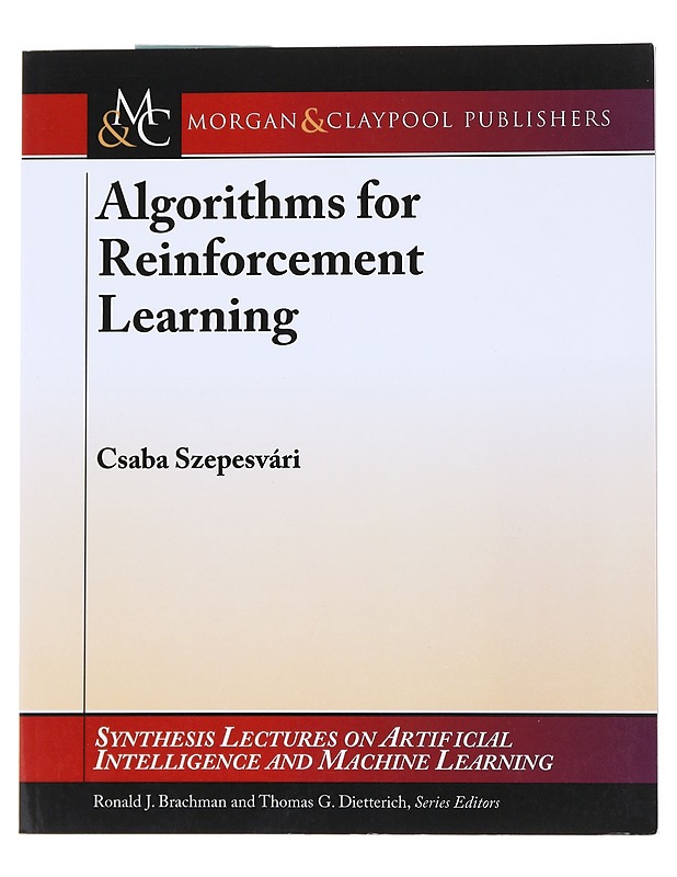 Algorithms for Reinforcement Learning -Csaba Szepesvari - Tietokirjat - 10105557022 - 0