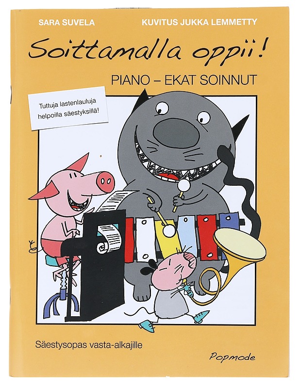 Soittamalla oppii! Piano - Ekat soinnut - Sara Suvela - Lastenkirjat - 10105557026 - 0