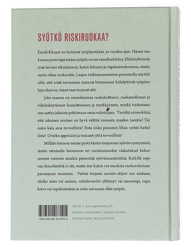 Syötkö riskiruokaa? - Khayat, David - Tietokirjat ja oppaat - 10105557027 - 1