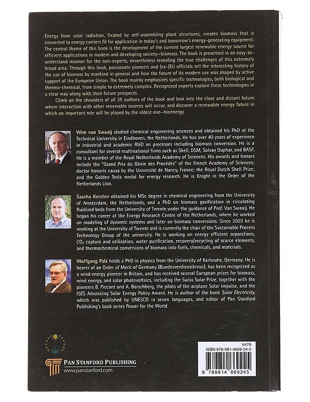 Biomass power for the world - van Swaaij, Wim - Tietokirjat ja oppaat - 10105557107 - 1