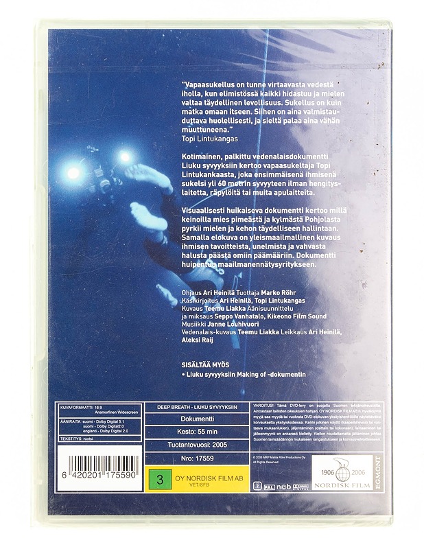 Liuku syvyyksiin - DVD - DVD-elokuvat - 10105557132 - 1