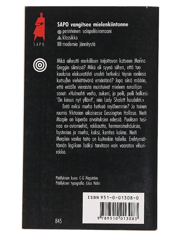 Tuijottava katse - Christie, Agatha - Jännitys ja dekkarit - 10105557157 - 1
