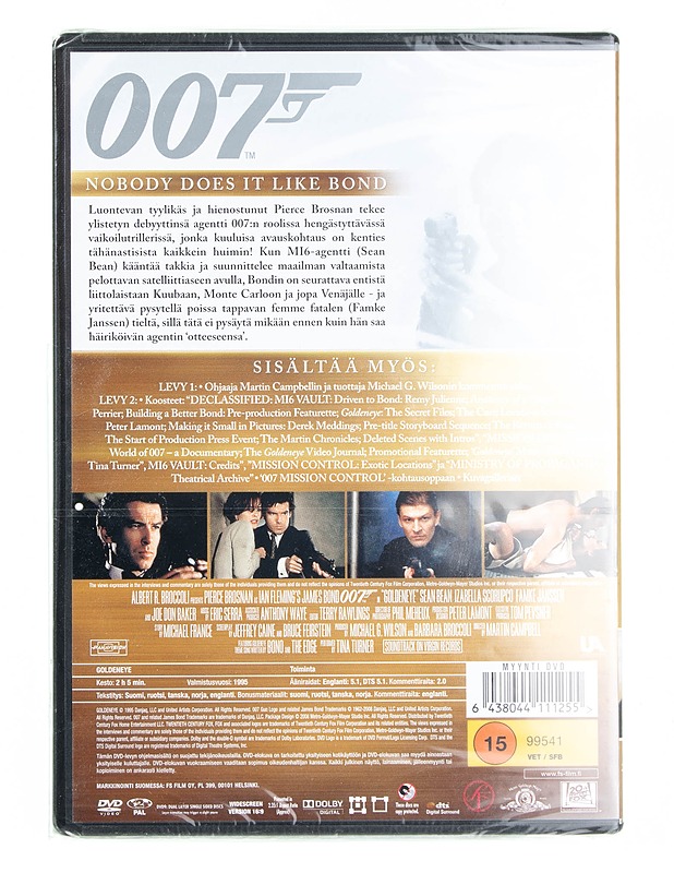 007 ja kultainen silmä - DVD - DVD-elokuvat - 10105557172 - 1