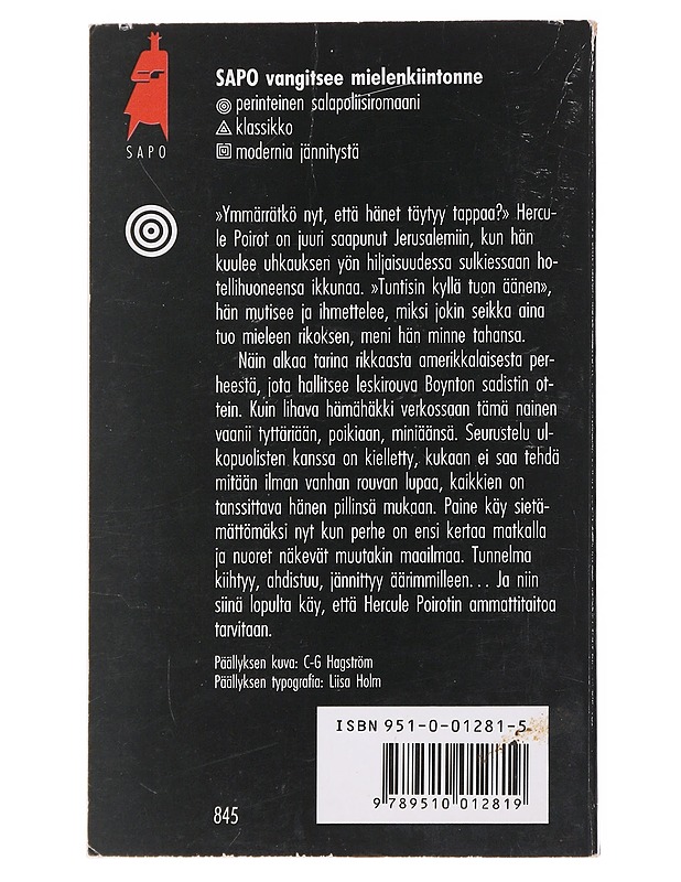 Hänet täytyy tappaa - Christie, Agatha - Jännitys ja dekkarit - 10105557186 - 1