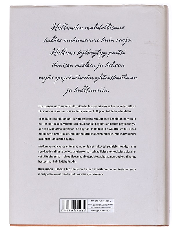 Hulluuden historia - Petteri Pietikäinen - Historiakirjat - 10105557194 - 1