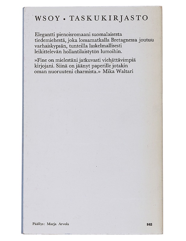 Fine van Brooklyn - Mika Waltari - Romaanit ja novellit - 10105557197 - 1