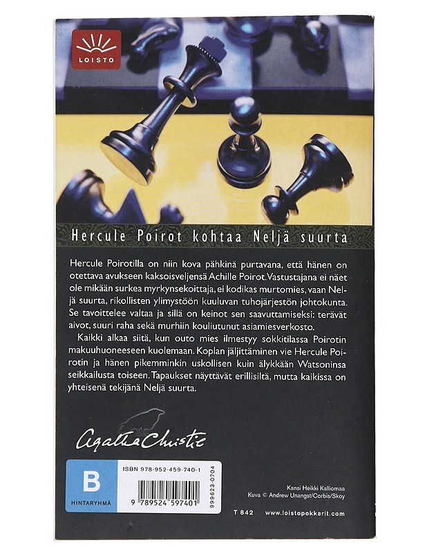 Neljä suurta - Christie, Agatha - Romaanit ja novellit - 10105557212 - 1
