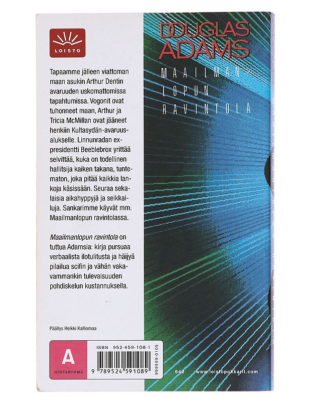 Maailmanlopun ravintola - Adams, Douglas - Fantasia- ja scifi - 10105557213 - 1