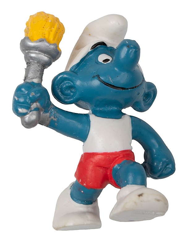 PEYO Tulenkantaja smurffi figuuri - Lasten figuurit - 10105557216 - 0