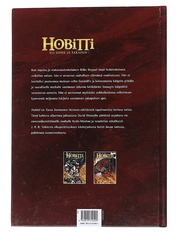 Hobitti, eli, Sinne ja takaisin / Osat I ja 2 - Charles Dixon - Fantasia- ja scifi - 10105557224 - 1