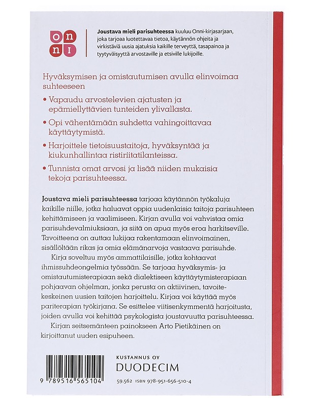 Joustava mieli parisuhteessa - Arto Pietikäinen - Tietokirjat ja oppaat - 10105557223 - 1