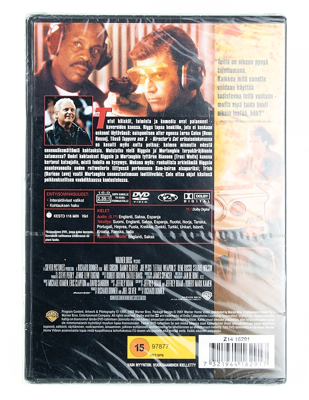 Tappava ase 3 - DVD - DVD-elokuvat - 10105557249 - 1