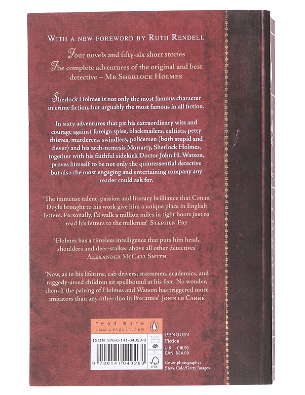 The Penguin complete Sherlock Holmes - Arthur Conan Doyle - Kaunokirjallisuus - 10105557309 - 1