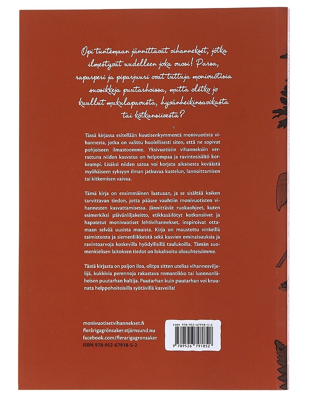 Monivuotiset vihannekset - Philipp Weiss - Ruokakirjat - 10105557333 - 1