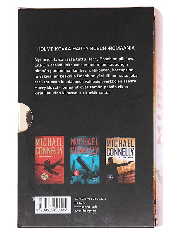 Luottamusen hinta, Musta laatikko, Palava huone - Connelly, Michael - Romaanit ja novellit - 10105557340 - 1