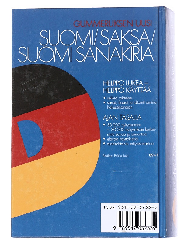 Suomi-saksa-suomi-sanakirja - Klemmt, Rolf - Tietokirjat ja oppaat - 10105557358 - 1