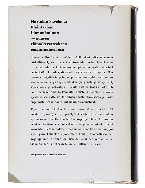 Maila Talvion vuosikymmenet: I osa ja II osa - Tuulio, Tyyni   - Elämäkerrat ja muistelmat - 10105557382 - 1