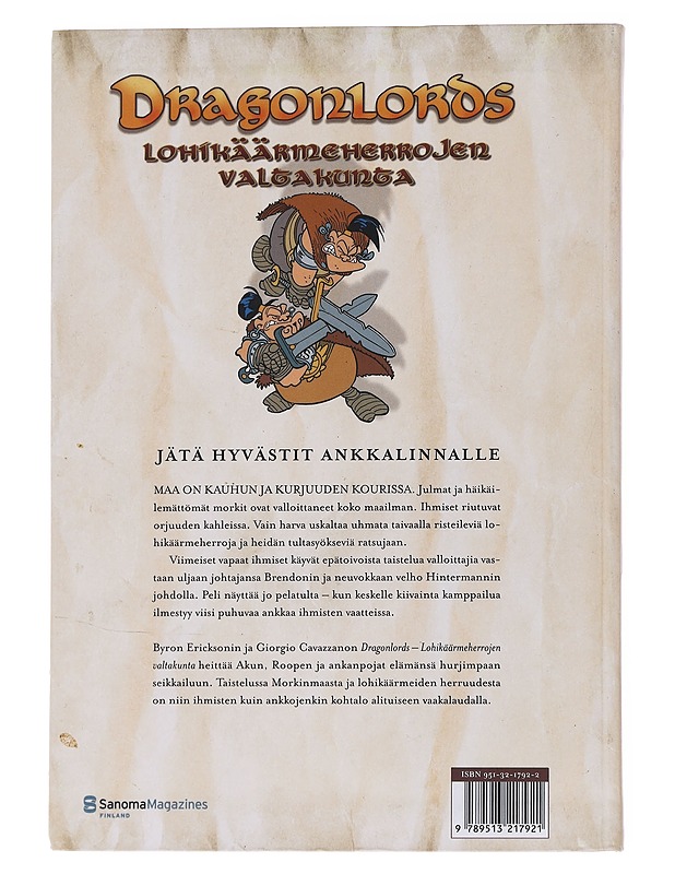 Dragonlords : lohikäärmeherrojen valtakunta - Erickson, Byron - Fantasia- ja scifi - 10105557418 - 1
