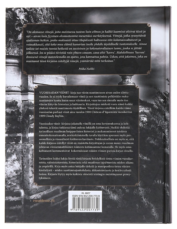 Vuosisadan viinit - Nuikki, Pekka - Historiakirjat - 10105557459 - 1