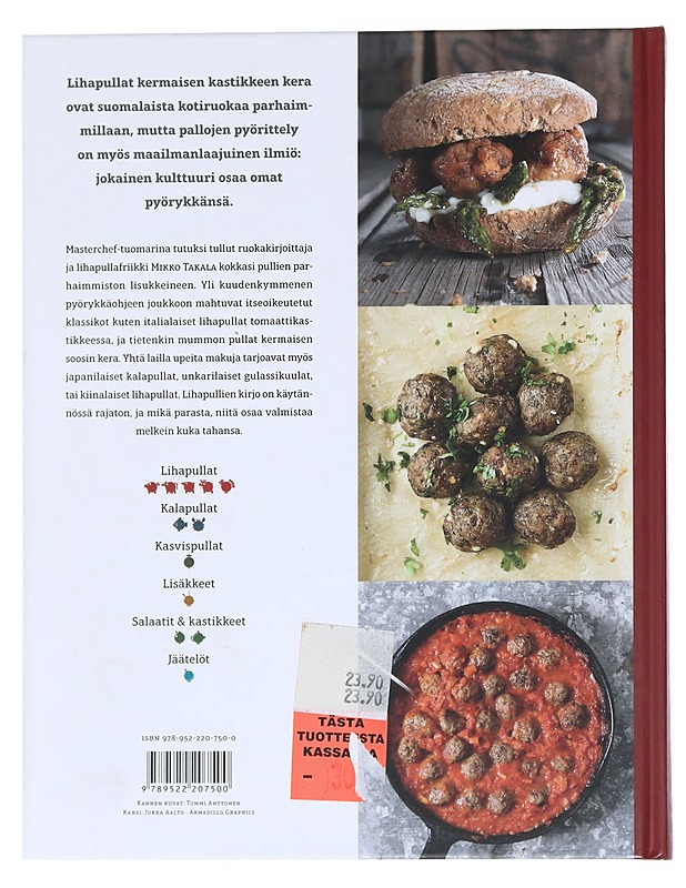 Lihapullakirja - Takala, Mikko - Ruokakirjat - 10105557463 - 1