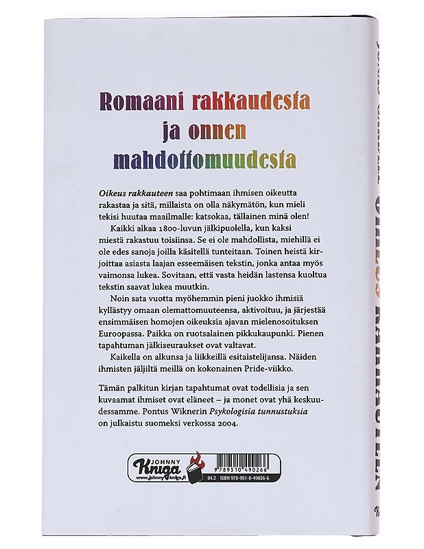 Oikeus rakkauteen / romaani - Gardell, Jonas - Romaanit ja novellit - 10105557547 - 1