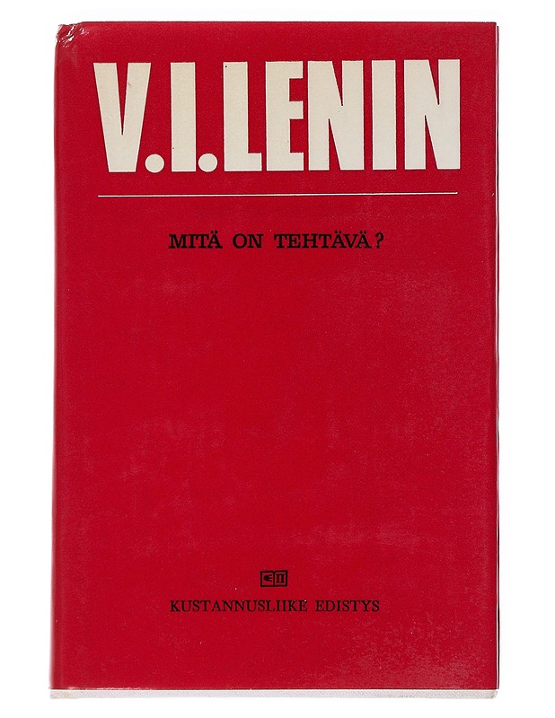 V. I. ´Lenin: Mitä on Tehtävä? - Romaanit ja novellit - 10105557614 - 0