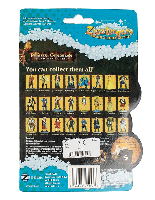 ZIZZLINGERS Pirates of the Caribbean keräily pelifiguurit - Lasten pelit - 10105557633 - 1