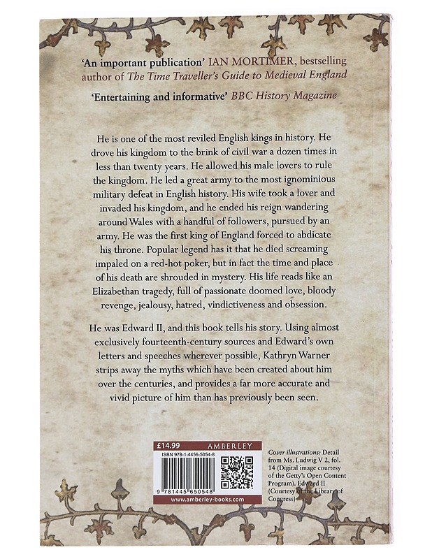 Edward II: The Unconventional King - Kathryn Warner - Elämäkerrat ja muistelmat - 10105557699 - 1