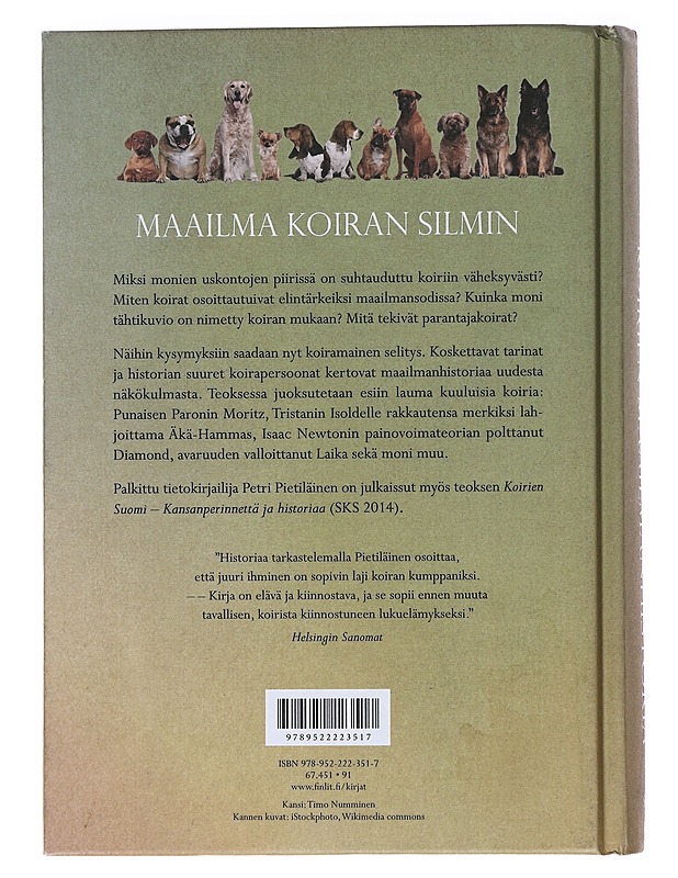 Koirien maailmanhistoria - Pietiläinen, Petri - Historiakirjat - 10105557708 - 1