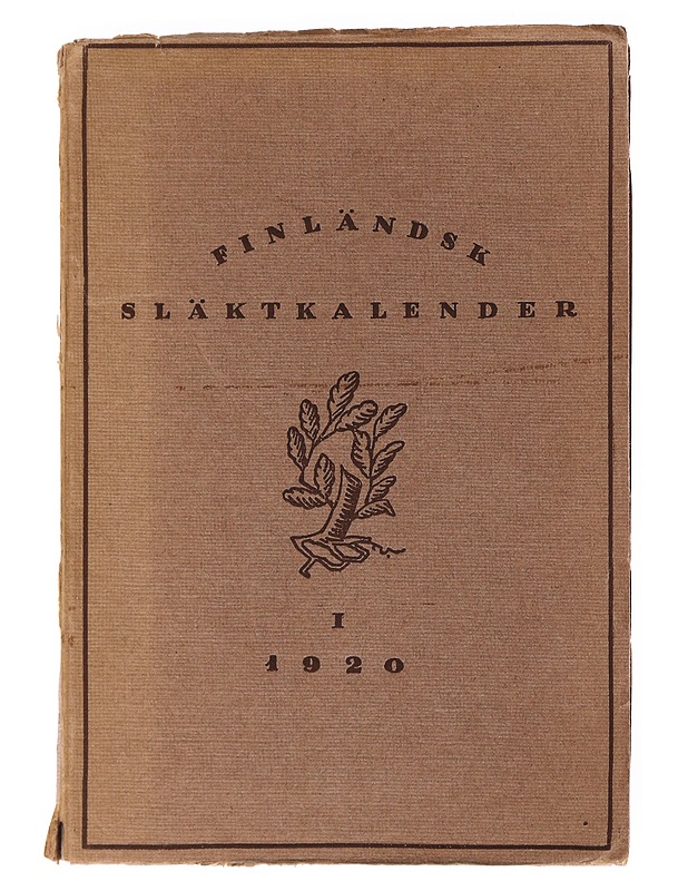 Finlands Släktkalender 1920 -Folke Landgren - Tietokirjat - 10105557710 - 0