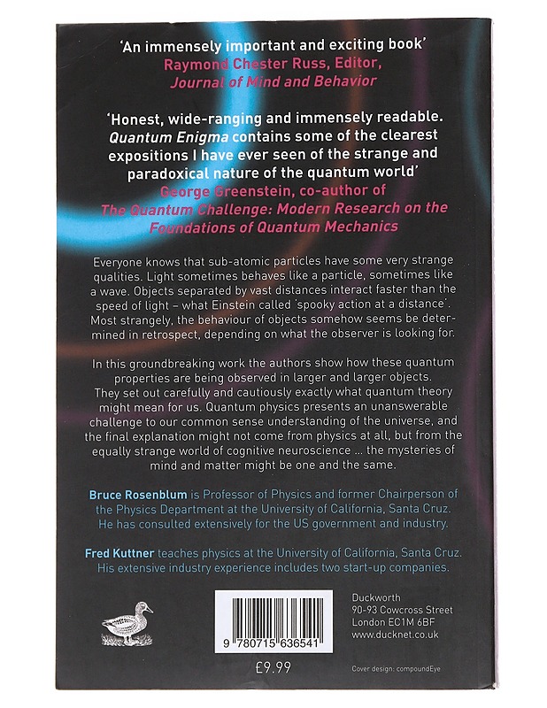 Quantum enigma  - Rosenblum, Bruce - Tietokirjat ja oppaat - 10105557712 - 1