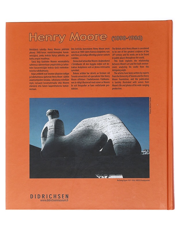Henry Moore 1898-1986 -Maria Didrichsen - Historiakirjat - 10105557730 - 1