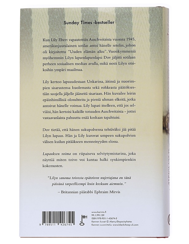 Lupauksen voima / kuinka selviydyin Auschwitzista ja säilytin elämänhaluni - Ebert, Lily - Elämäkerrat ja muistelmat - 10105557786 - 1