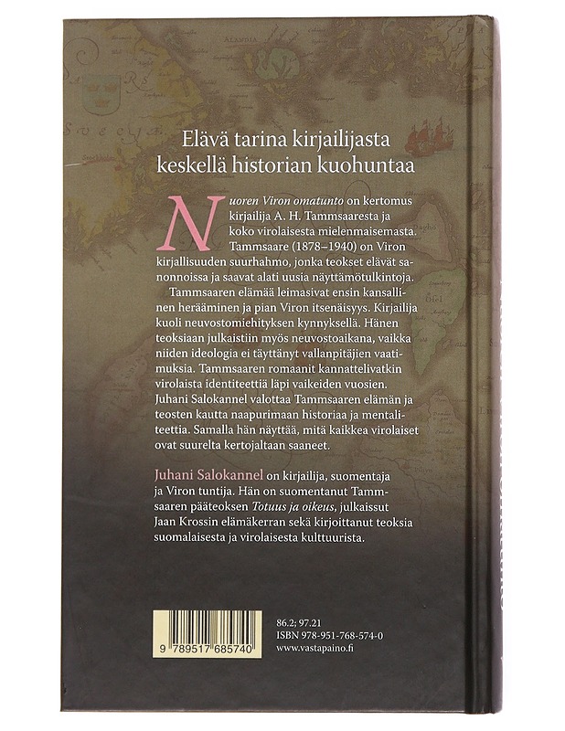 Nuoren Viron omatunto / kansalliskirjailija A. H. Tammsaare - Juhani Salokannel - Historiakirjat - 10105557793 - 1