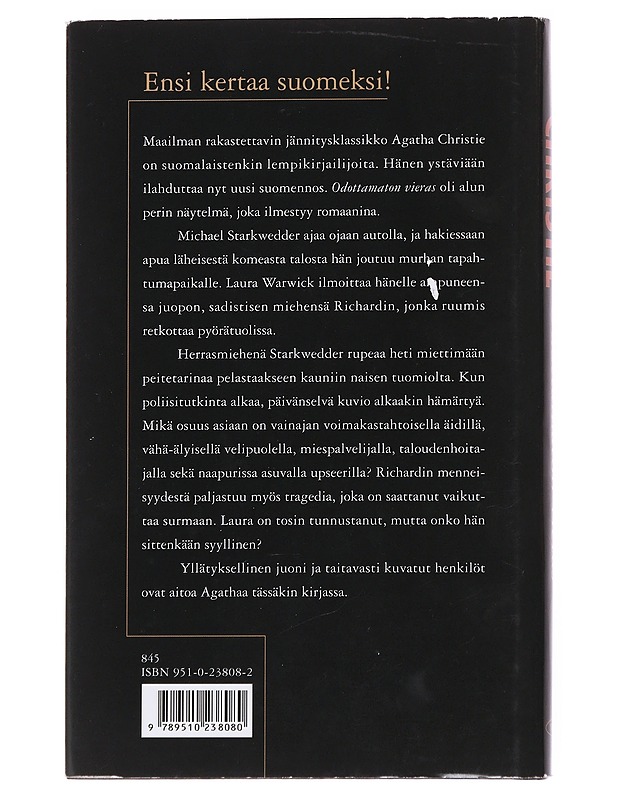 Odottamaton vieras - Christie, Agatha - Romaanit ja novellit - 10105557803 - 1