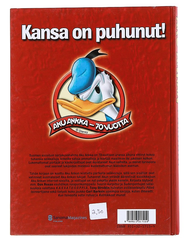 Aku Ankan parhaat - Walt Disney - Sarjakuvat - 10105557816 - 1