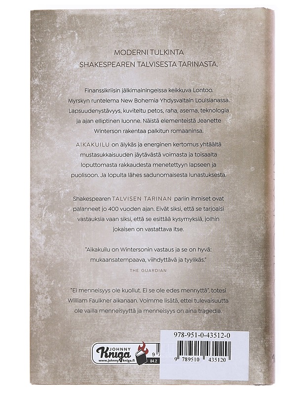 Aikakuilu : Shakespearen Talvinen tarina omin sanoin - Winterson, Jeanette - Romaanit ja novellit - 10105557819 - 1