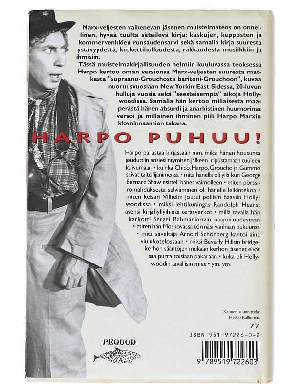 Harpo puhuu! - Marx, Harpo - Elämäkerrat ja muistelmat - 10105557833 - 1
