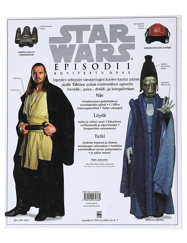 Star wars episodi I : pimeä uhka : kuvitettu opas - Reynolds - Tietokirjat ja oppaat - 10105557911 - 1
