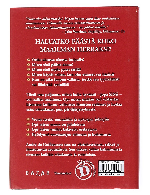 Maailman herruuden alkeet - De Guillaume, André - Tietokirjat ja oppaat - 10105557927 - 1