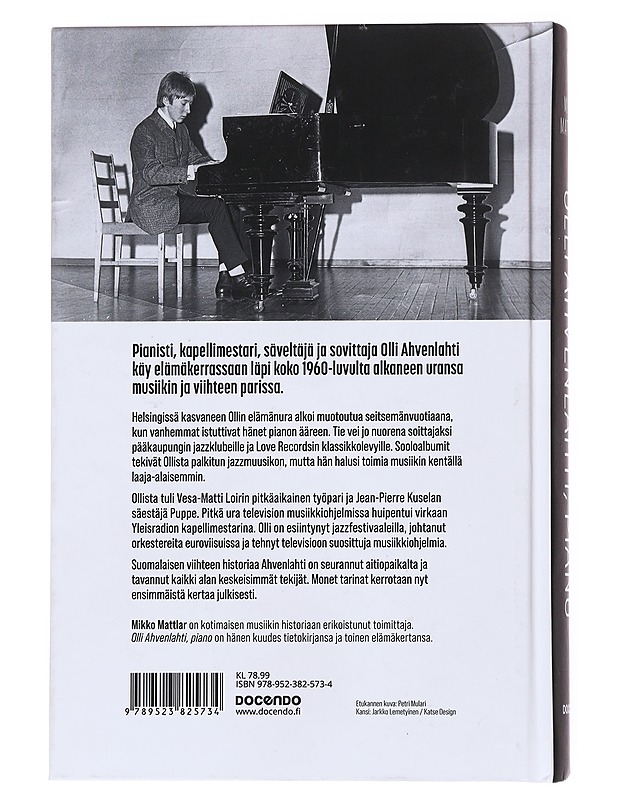 Olli Ahvenlahti, piano - Mikko Mattlar - Elämäkerrat ja muistelmat - 10105557972 - 1